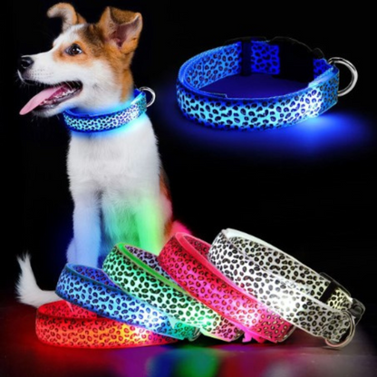 LED LumiPet Collar (Leopard)